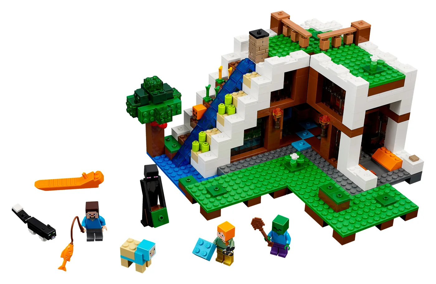 LEGO® Minecraft 21134 La base alla cascata - vue 10