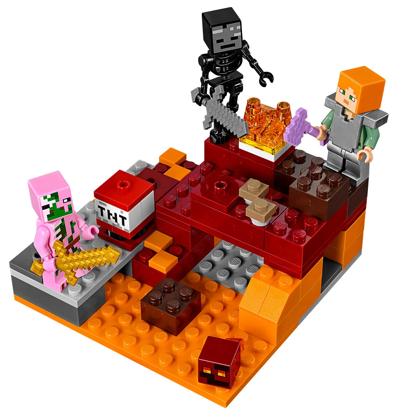 LEGO® Minecraft 21139 Lotta nel Nether - vue 4