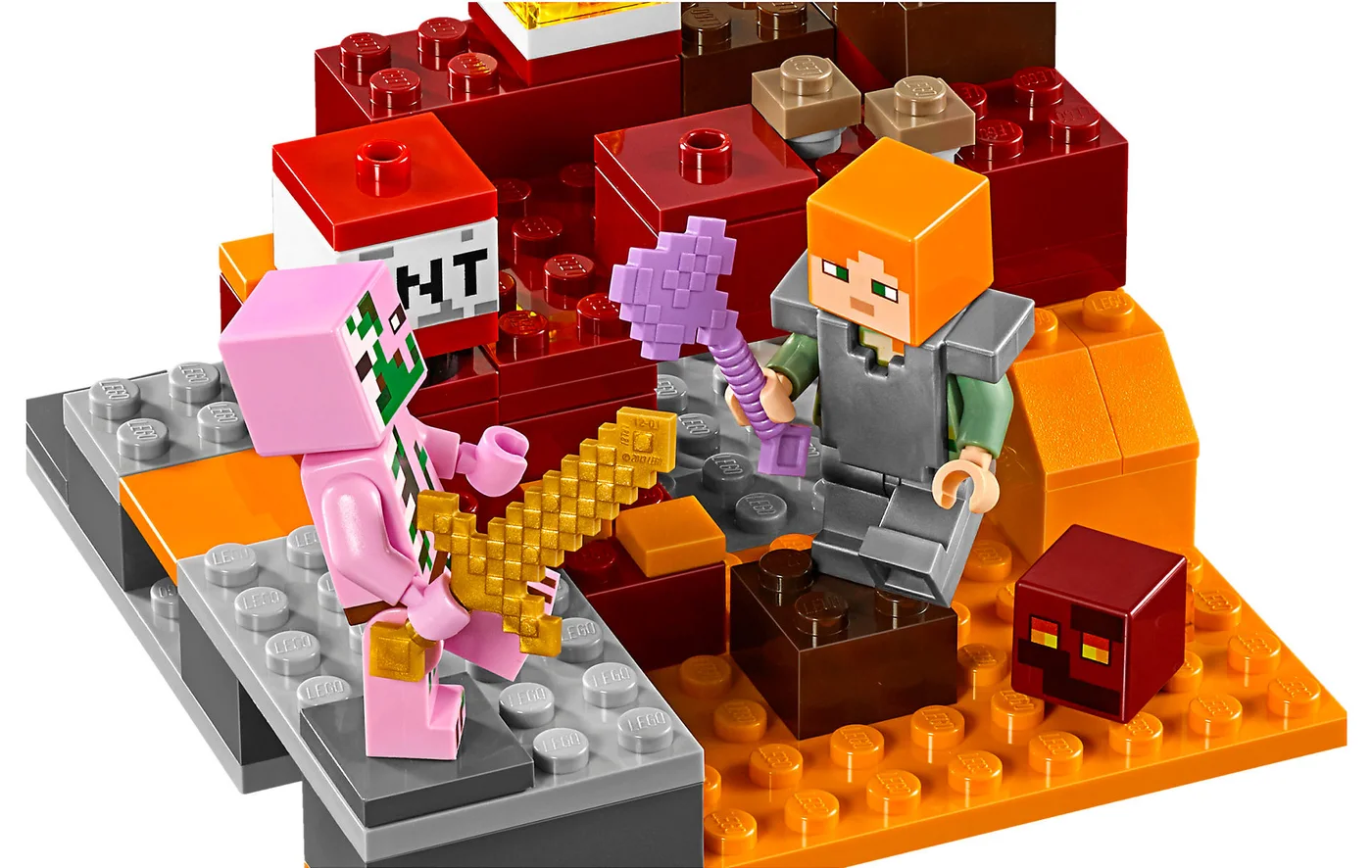 LEGO® Minecraft 21139 Lotta nel Nether - vue 5