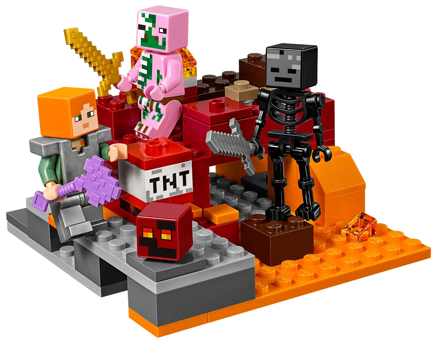 LEGO® Minecraft 21139 Lotta nel Nether - vue 6