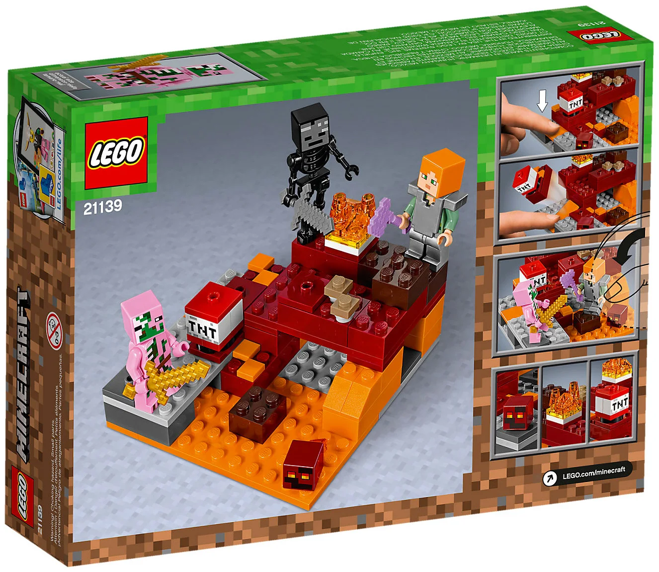 LEGO® Minecraft 21139 Lotta nel Nether - vue 7