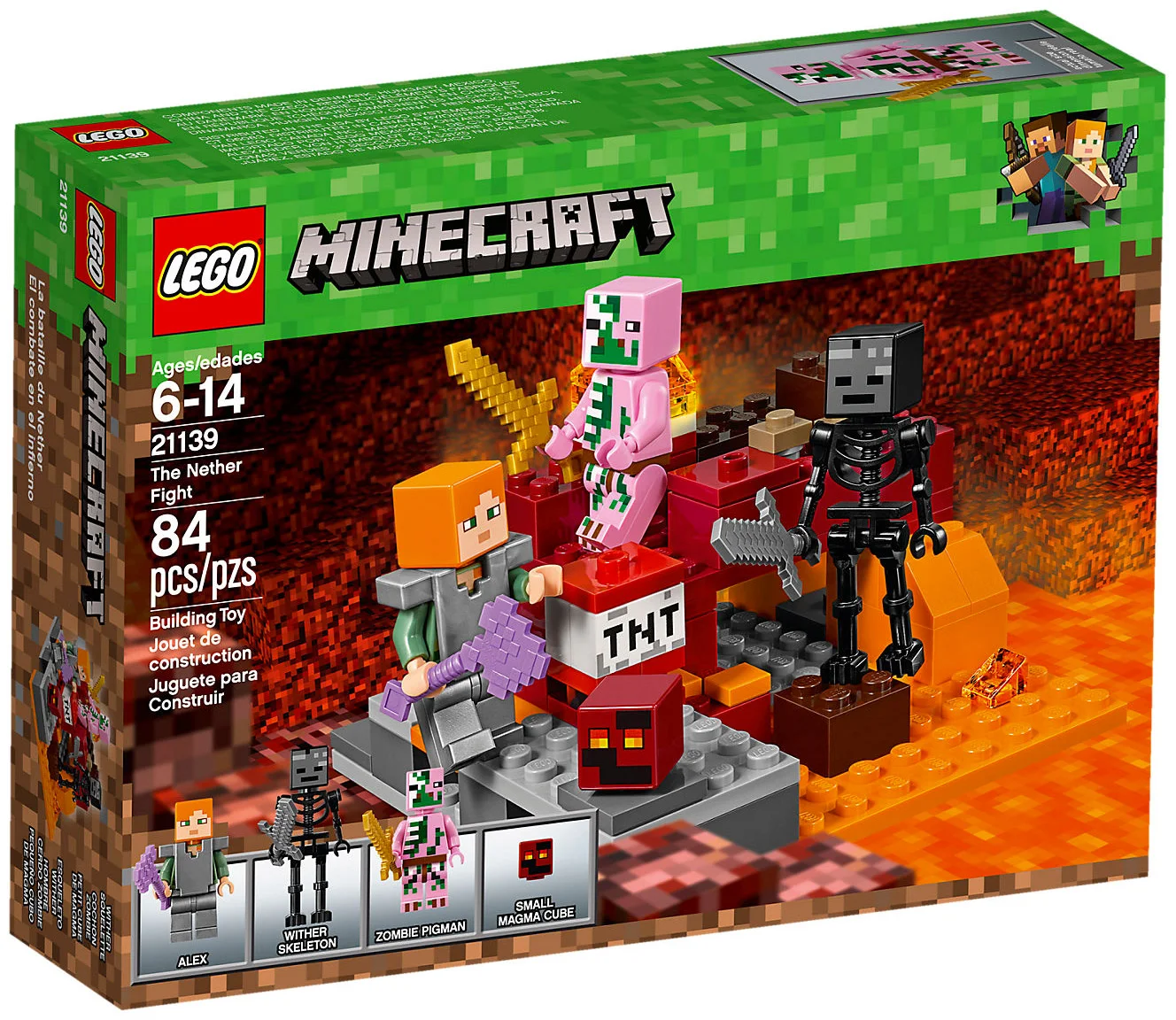 LEGO® Minecraft 21139 Lotta nel Nether - vue 8
