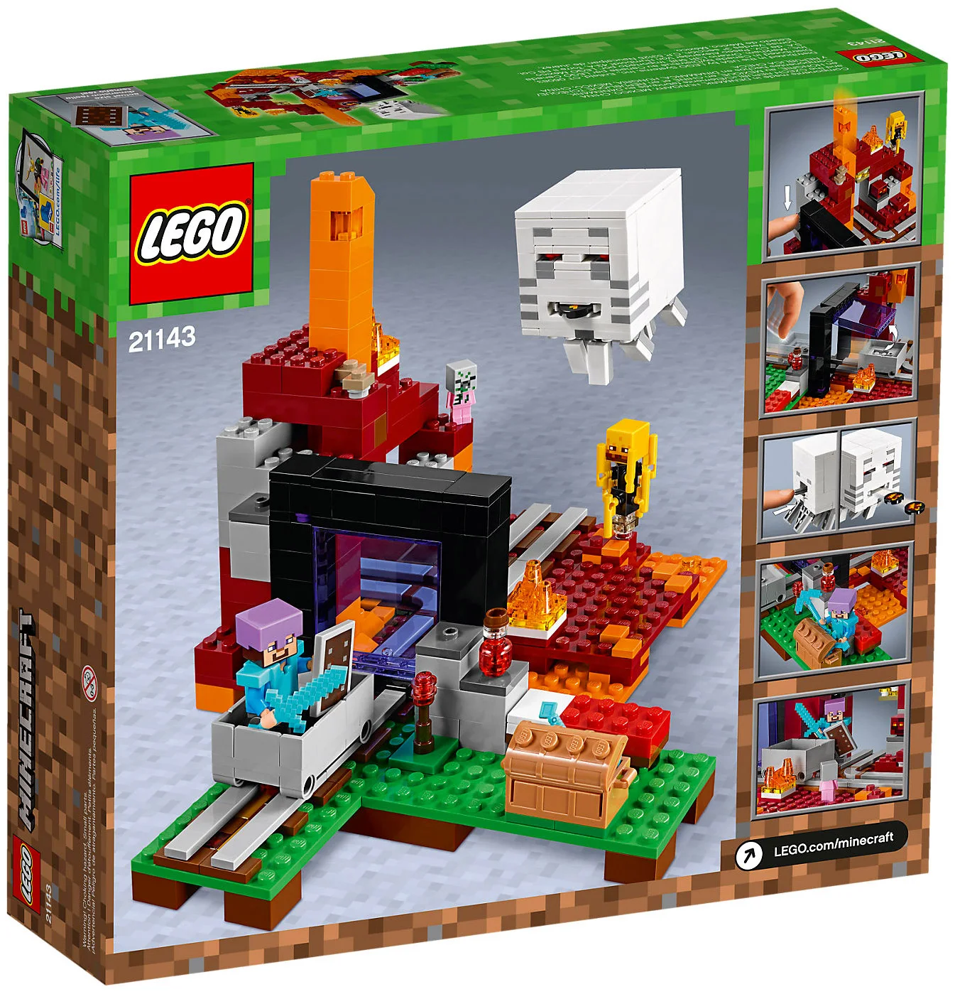 LEGO® Minecraft 21143 Il portale del Nether - vue 10