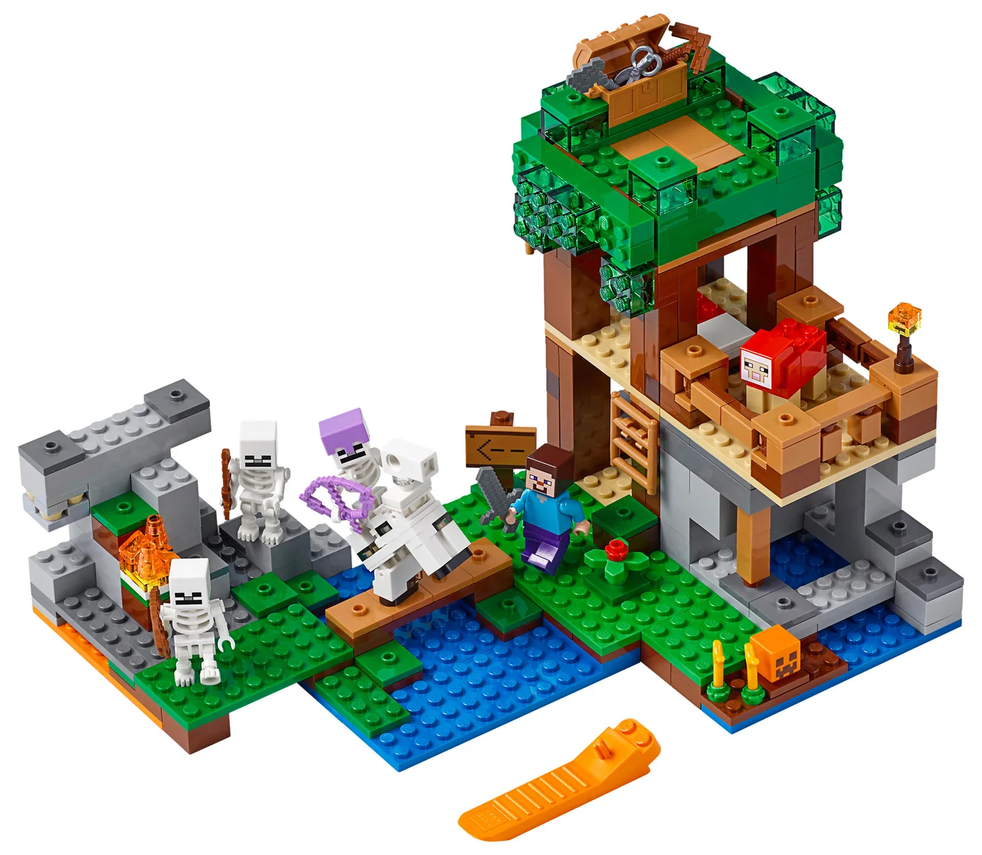 LEGO® Minecraft 21146 L’attacco dello scheletro - vue 4