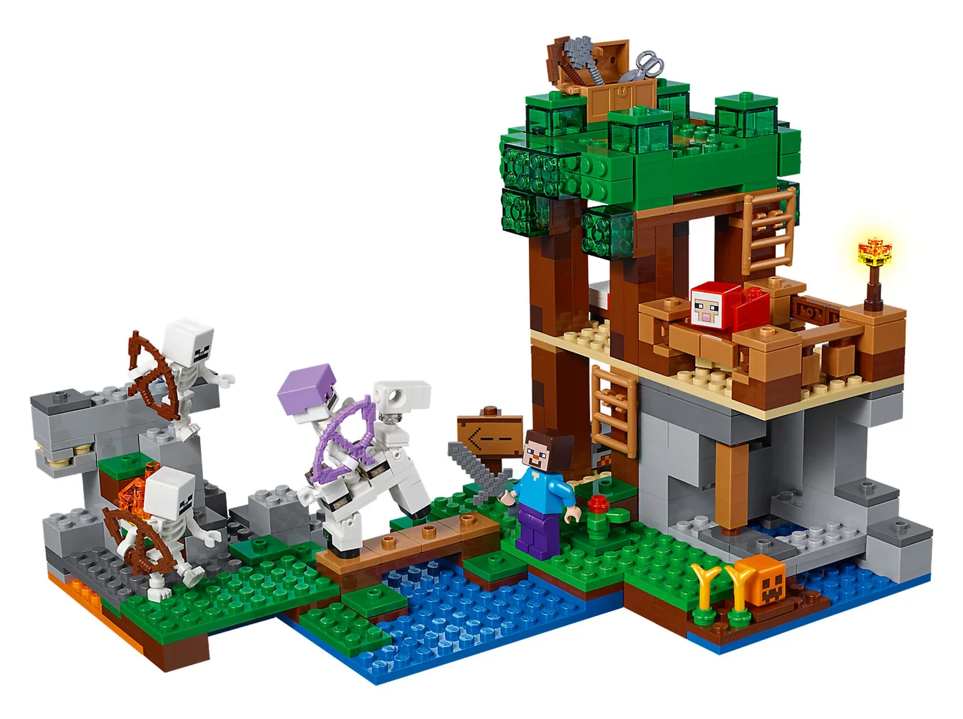 LEGO® Minecraft 21146 L’attacco dello scheletro - vue 7