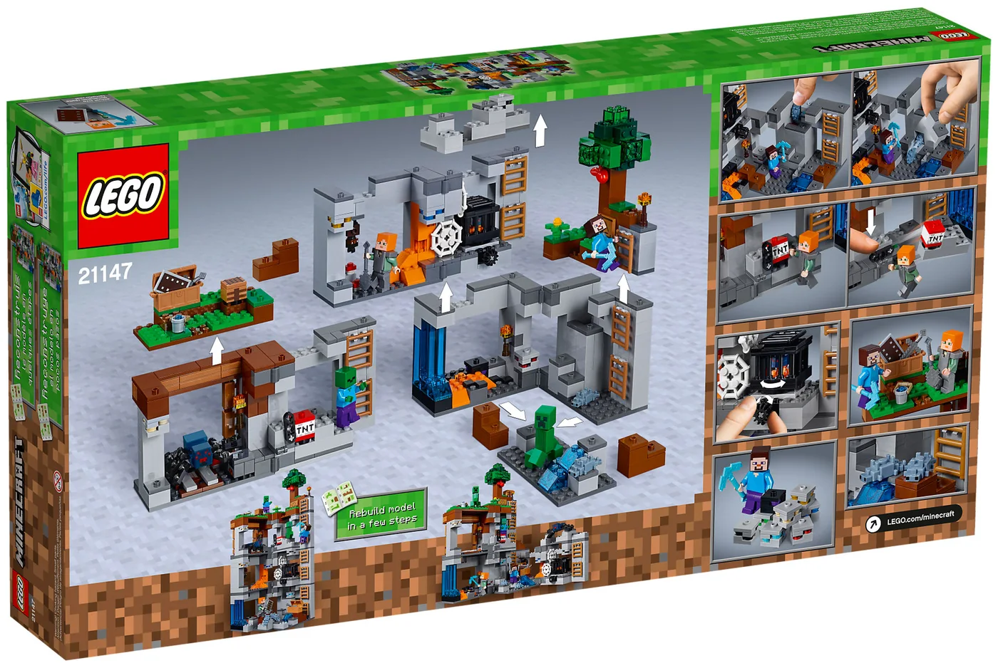 LEGO® Minecraft 21147 Avventure con la Bedrock - vue 10