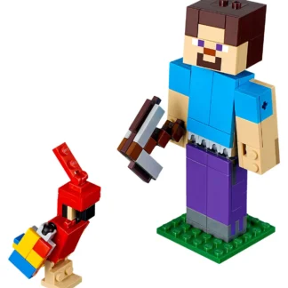 LEGO® Minecraft 21148 Maxi-figure di Steve con pappagallo - immagine principale