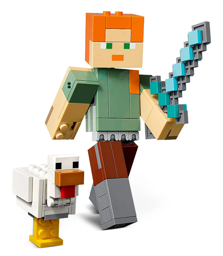 LEGO® Minecraft 21149 Maxi-figure di Alex con gallina - vue 3