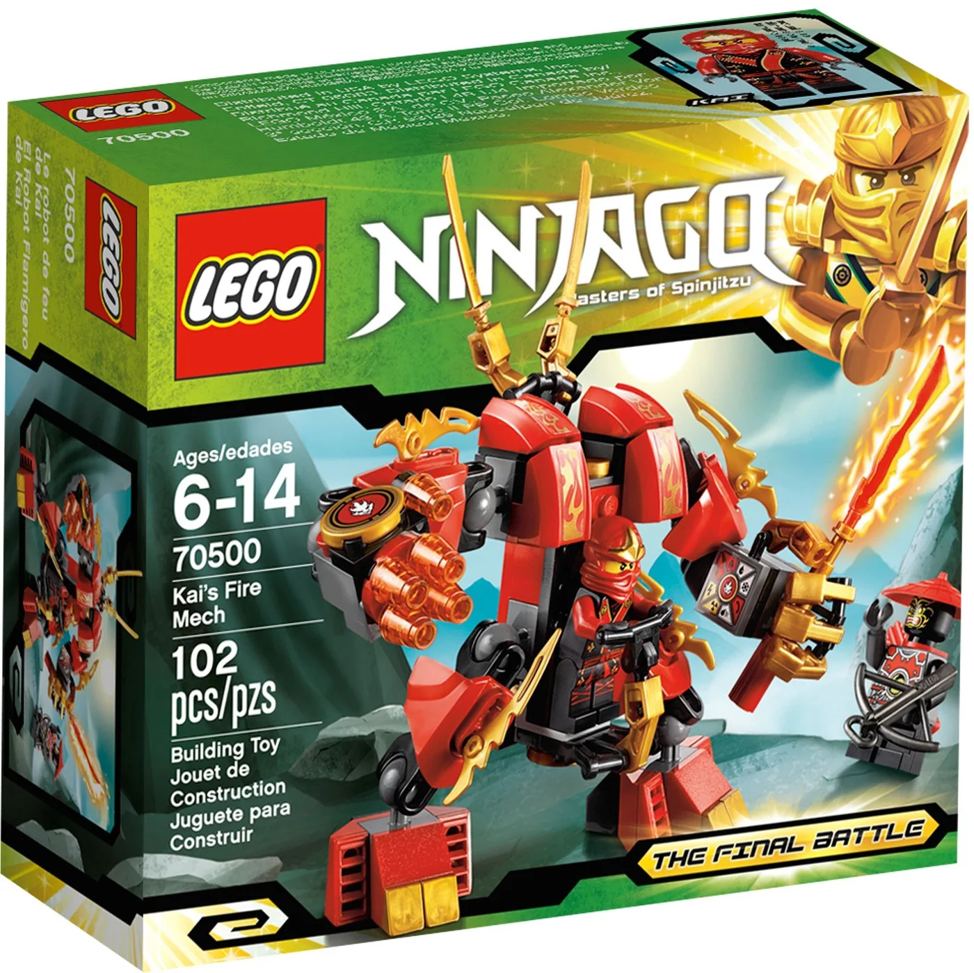 LEGO® Ninjago 70500 Il robot del Fuoco di Kai - vue 5