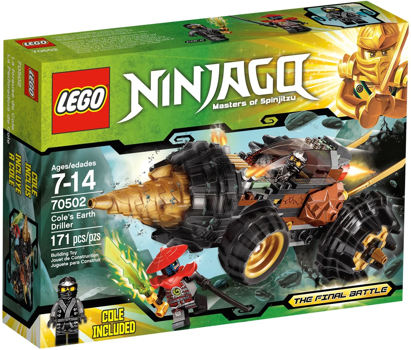 LEGO® Ninjago 70502 La trivellatrice di Cole - vue 4