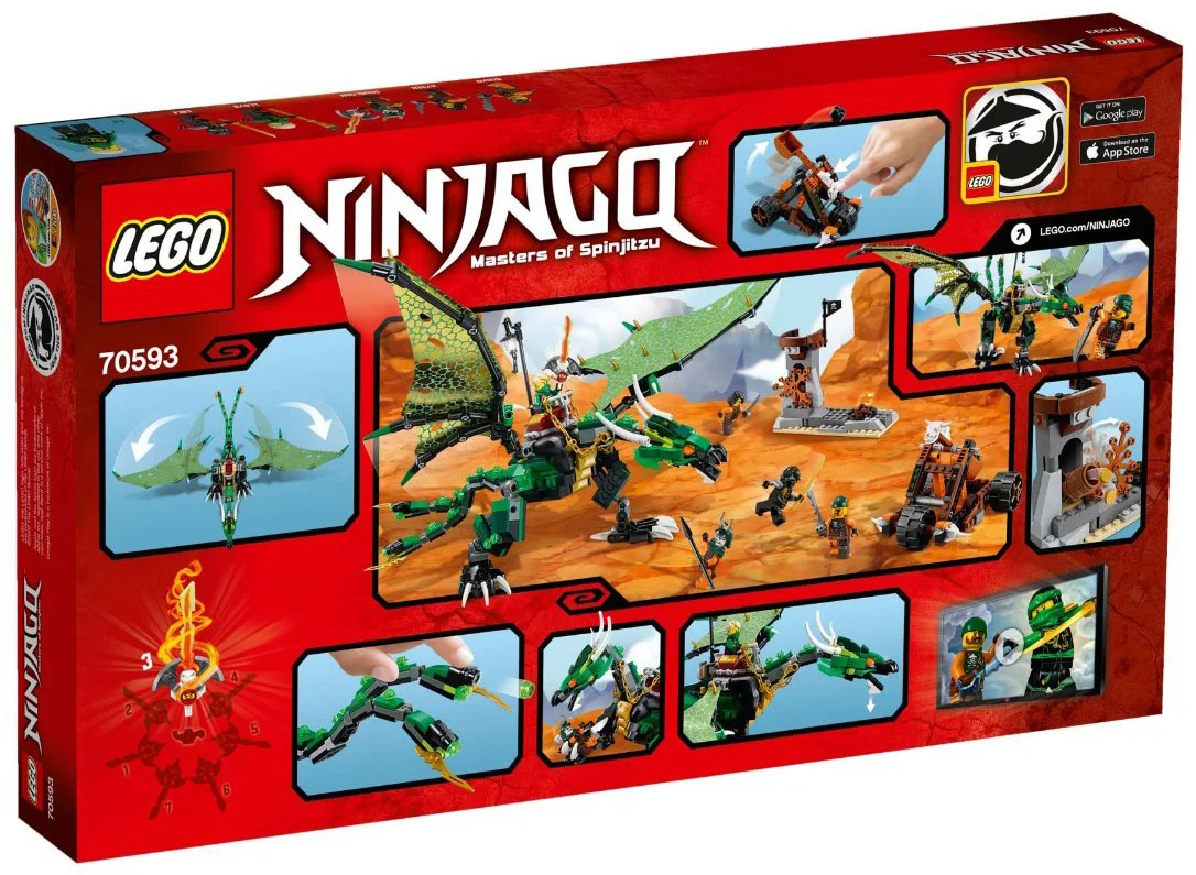 LEGO® Ninjago 70593 Dragone NRG verde - vue 2