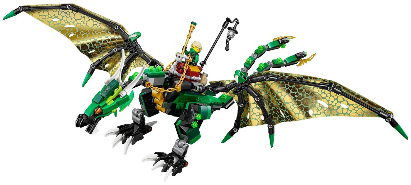 LEGO® Ninjago 70593 Dragone NRG verde - vue 4