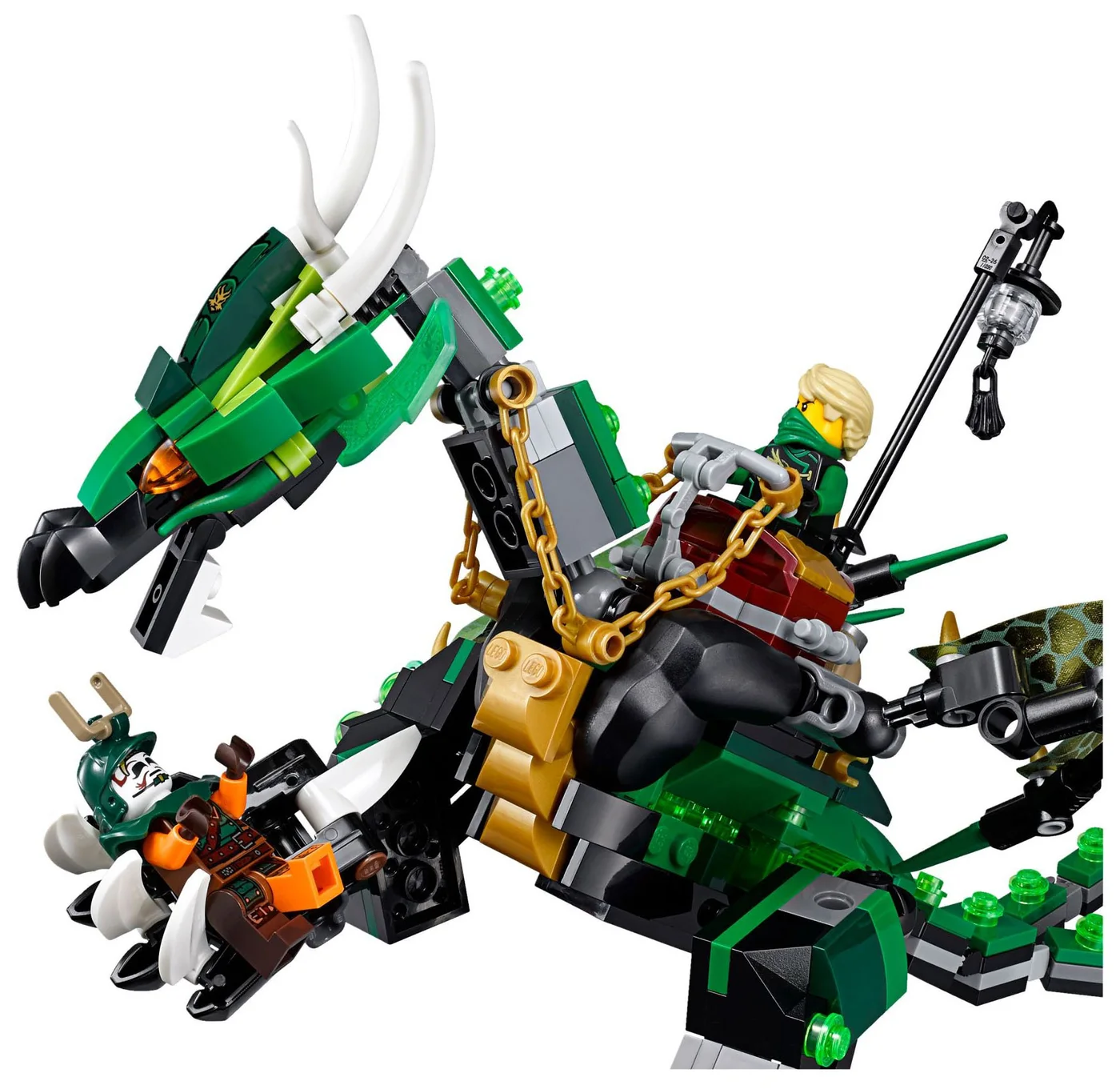 LEGO® Ninjago 70593 Dragone NRG verde - vue 5