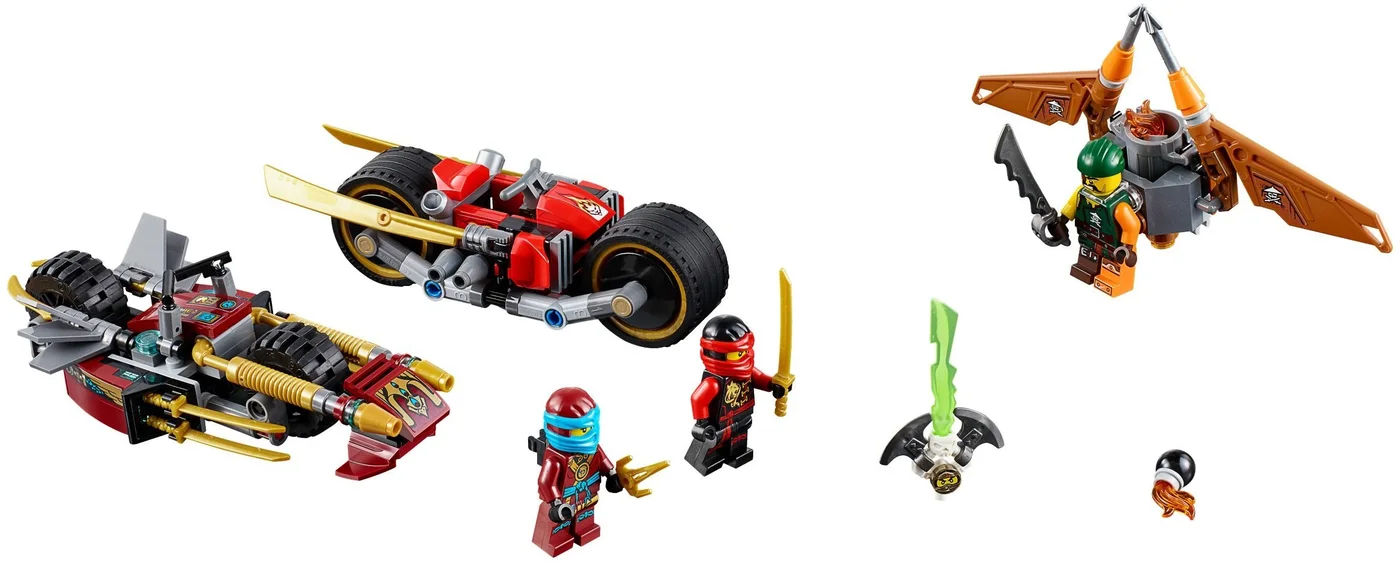 LEGO® Ninjago 70600 Inseguimento sulla moto dei Ninja - vue 3