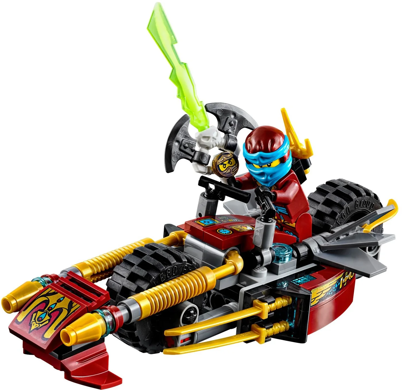 LEGO® Ninjago 70600 Inseguimento sulla moto dei Ninja - vue 4
