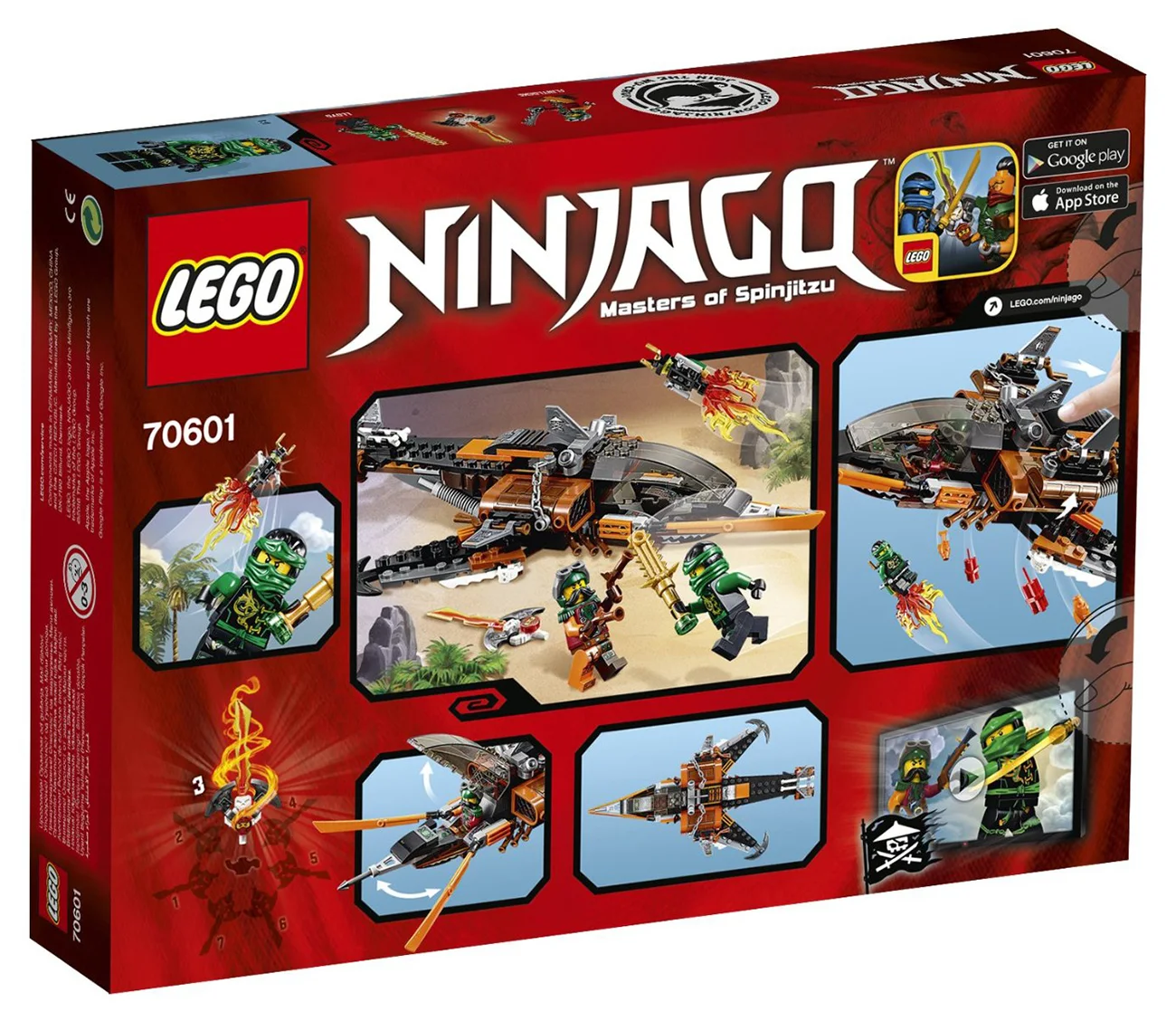 LEGO® Ninjago 70601 Squalo volante - vue 2