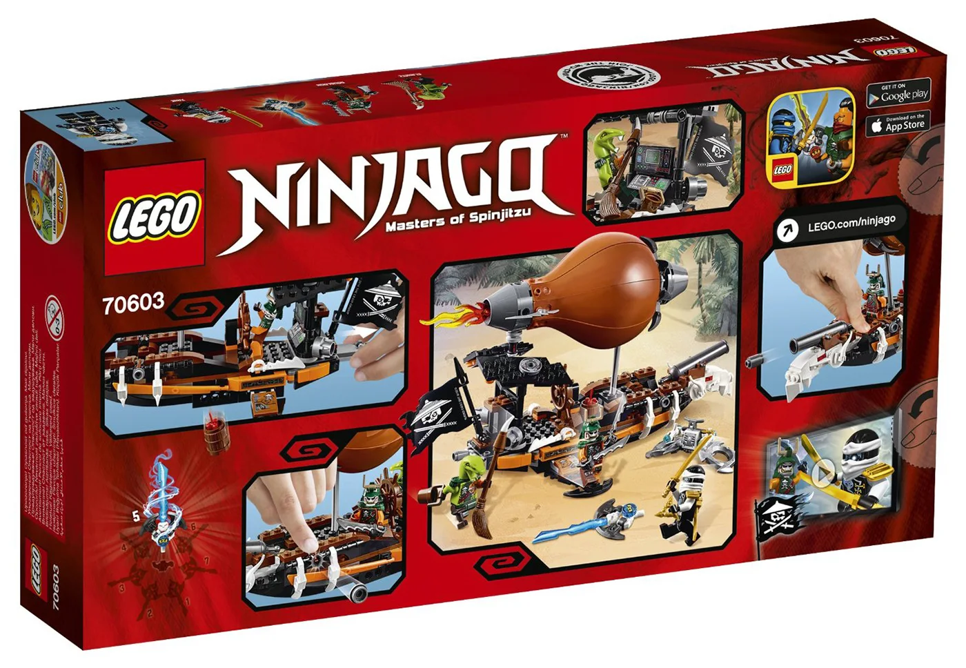 LEGO® Ninjago 70603 Zeppelin d’assalto - vue 2