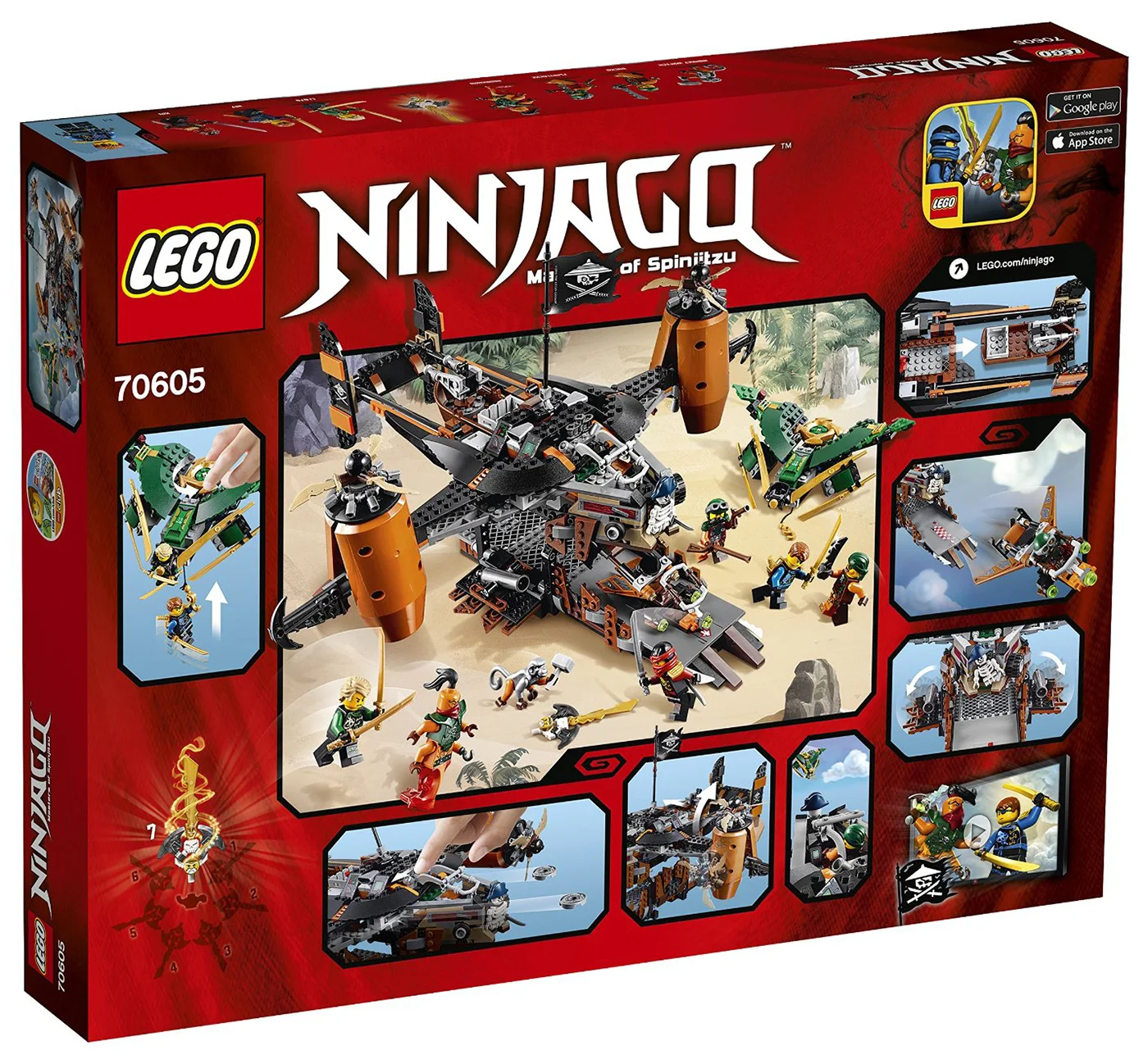 LEGO® Ninjago 70605 La fortezza della sventura - vue 2