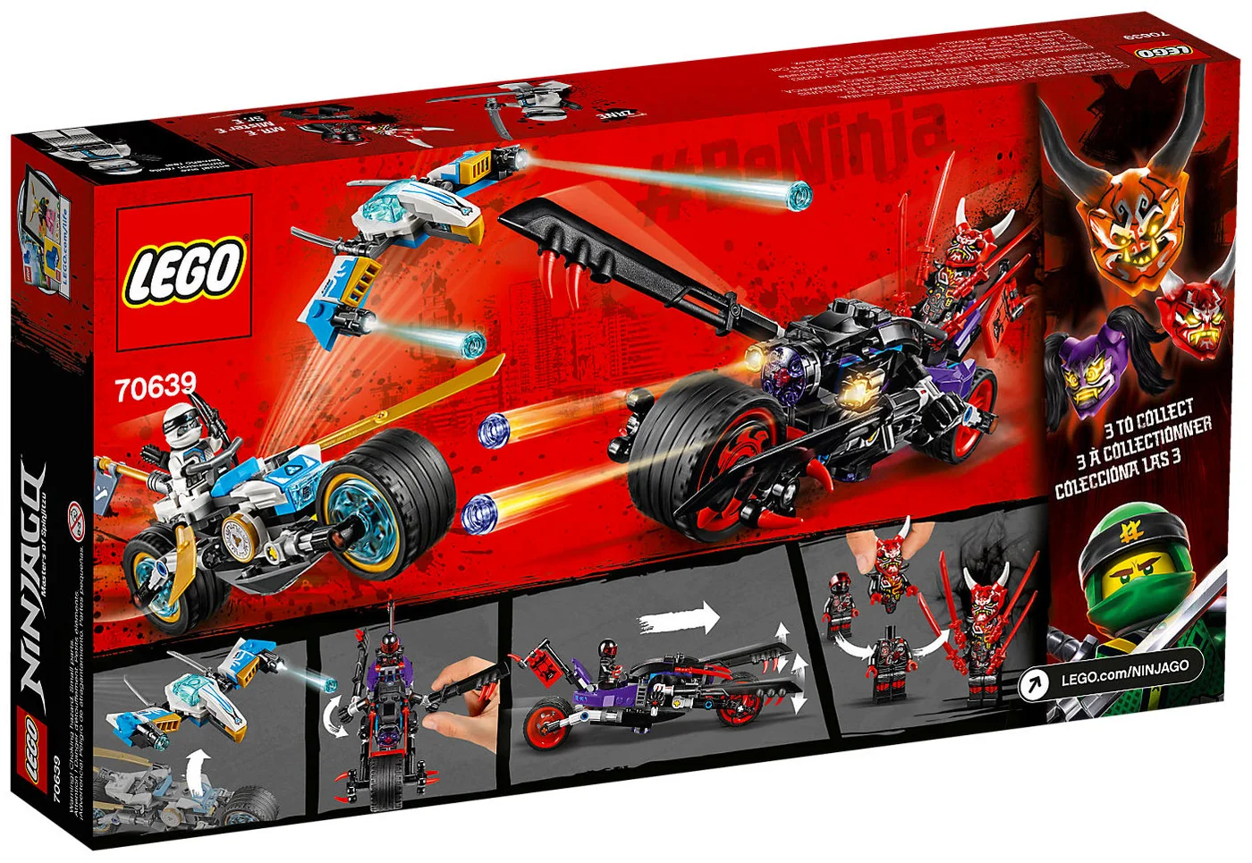 LEGO® Ninjago 70639 Gara su strada del Giaguaro-serpente - vue 2