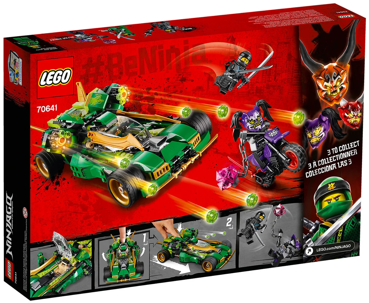 LEGO® Ninjago 70641 Nightcrawler Ninja - vue 2