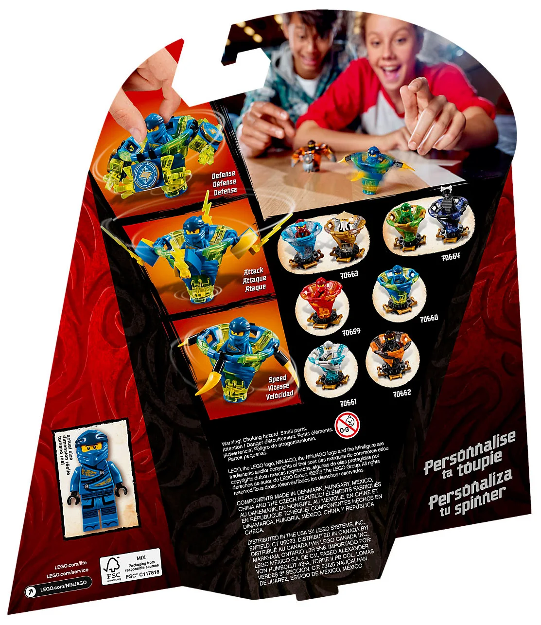 LEGO® Ninjago 70660 Jay Spinjitzu - vue 2