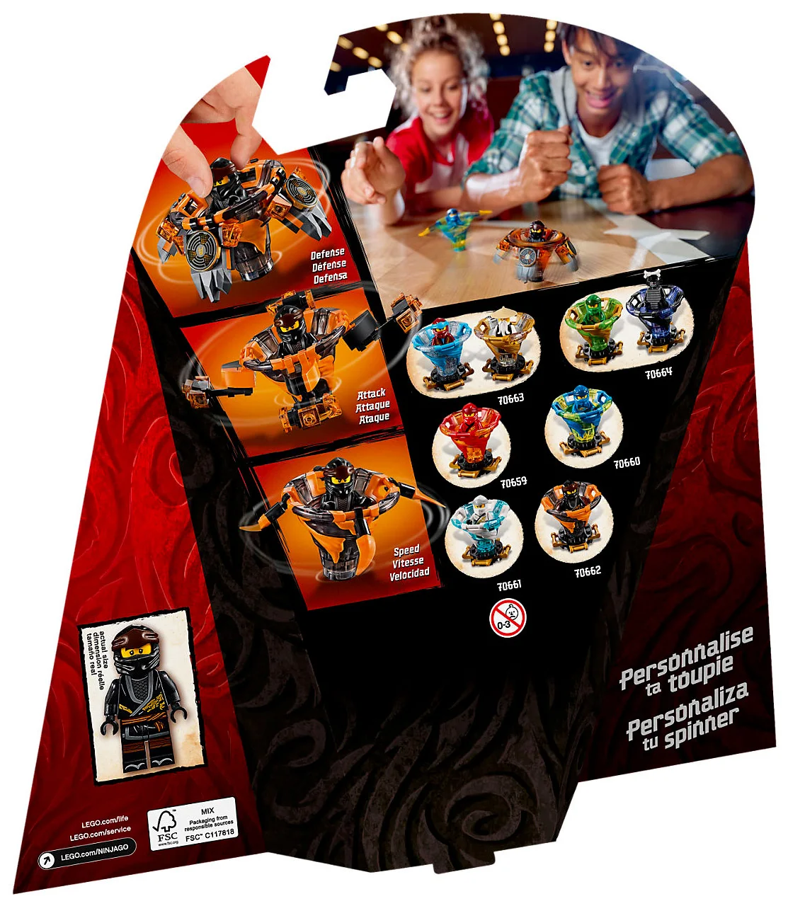 LEGO® Ninjago 70662 Cole Spinjitzu - vue 2