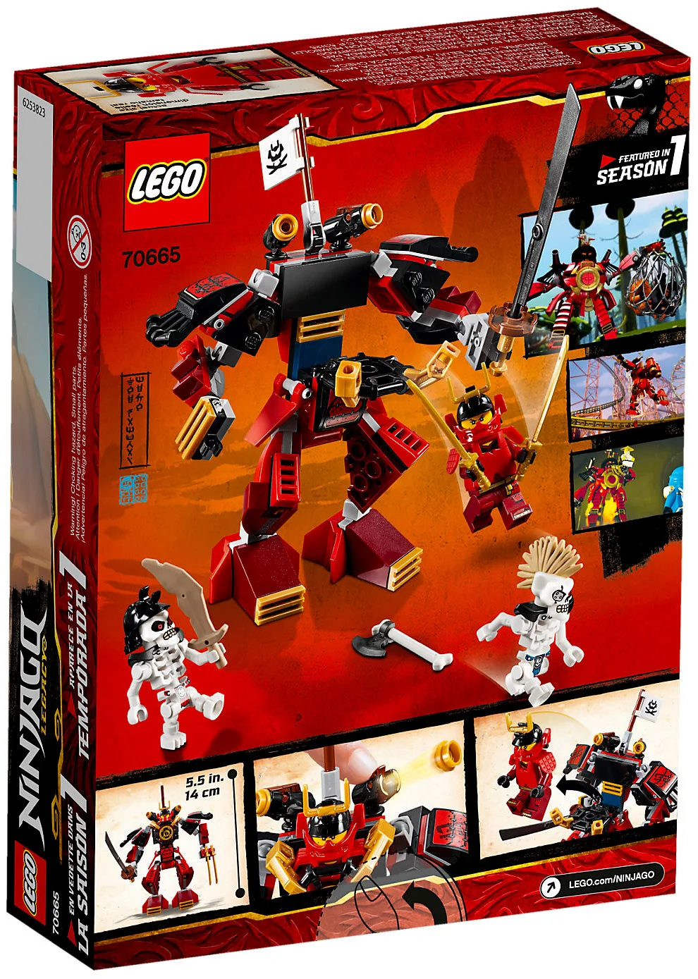 LEGO® Ninjago 70665 Mech Samurai - vue 2