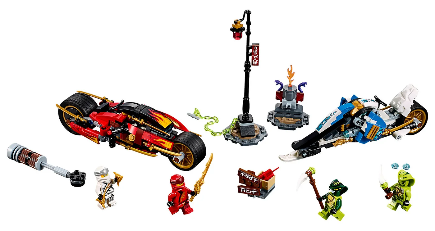 LEGO® Ninjago 70667 Moto-lama di Kai e Moto-neve di Zane - vue 3