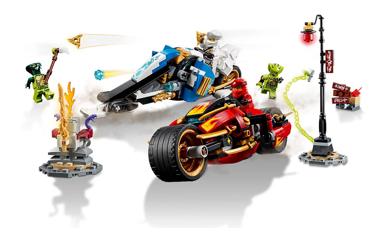 LEGO® Ninjago 70667 Moto-lama di Kai e Moto-neve di Zane - vue 5