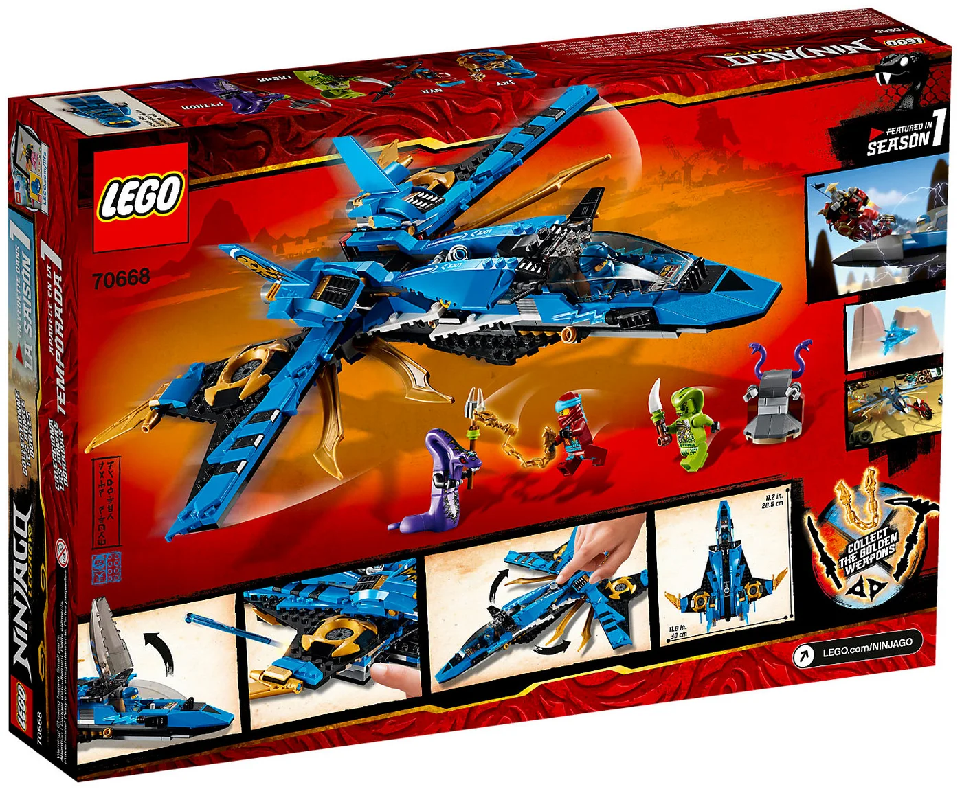 LEGO® Ninjago 70668 Il Jet da combattimento di Jay - vue 2
