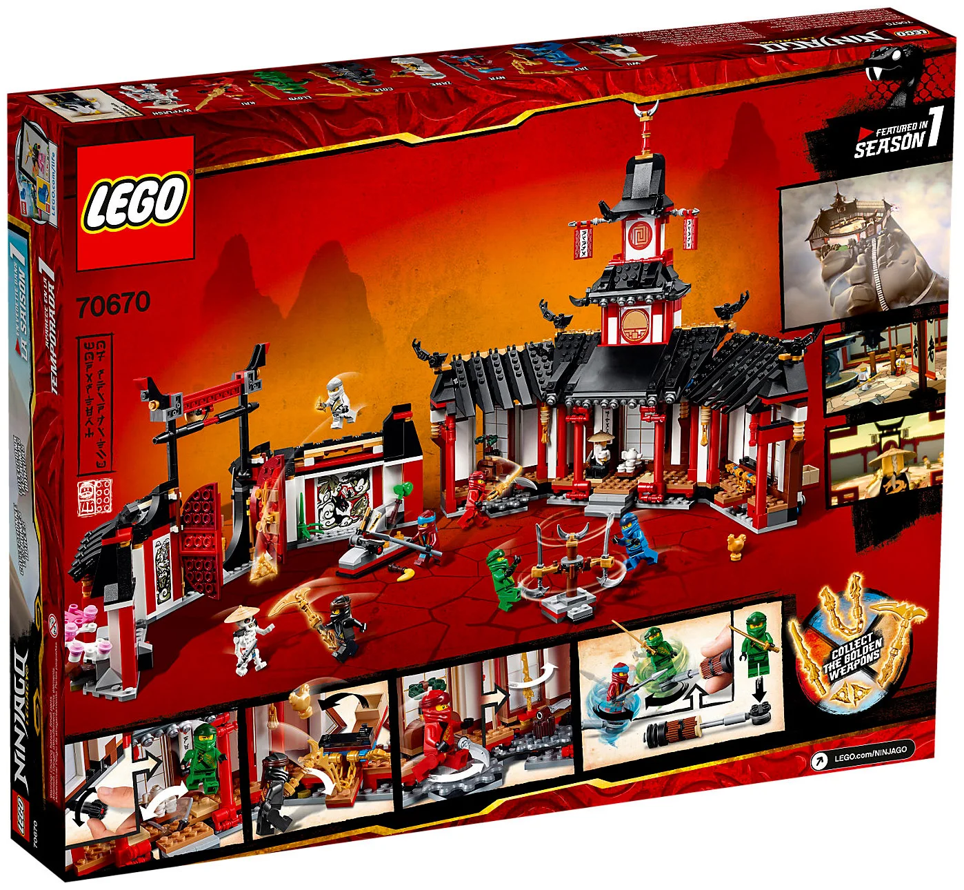LEGO® Ninjago 70670 Il Monastero Spinjitzu - vue 2