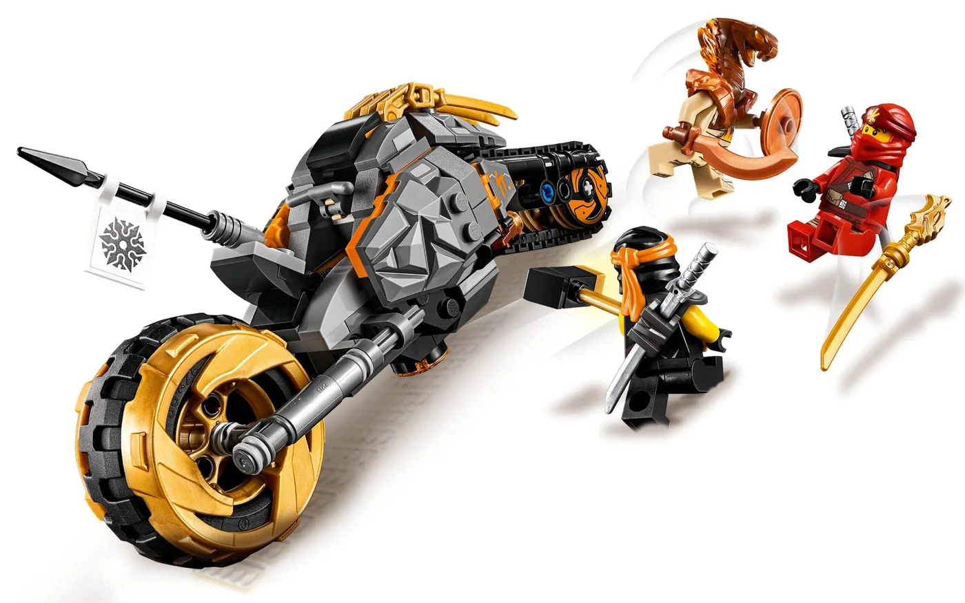 LEGO® Ninjago 70672 La moto da cross di Cole - vue 4