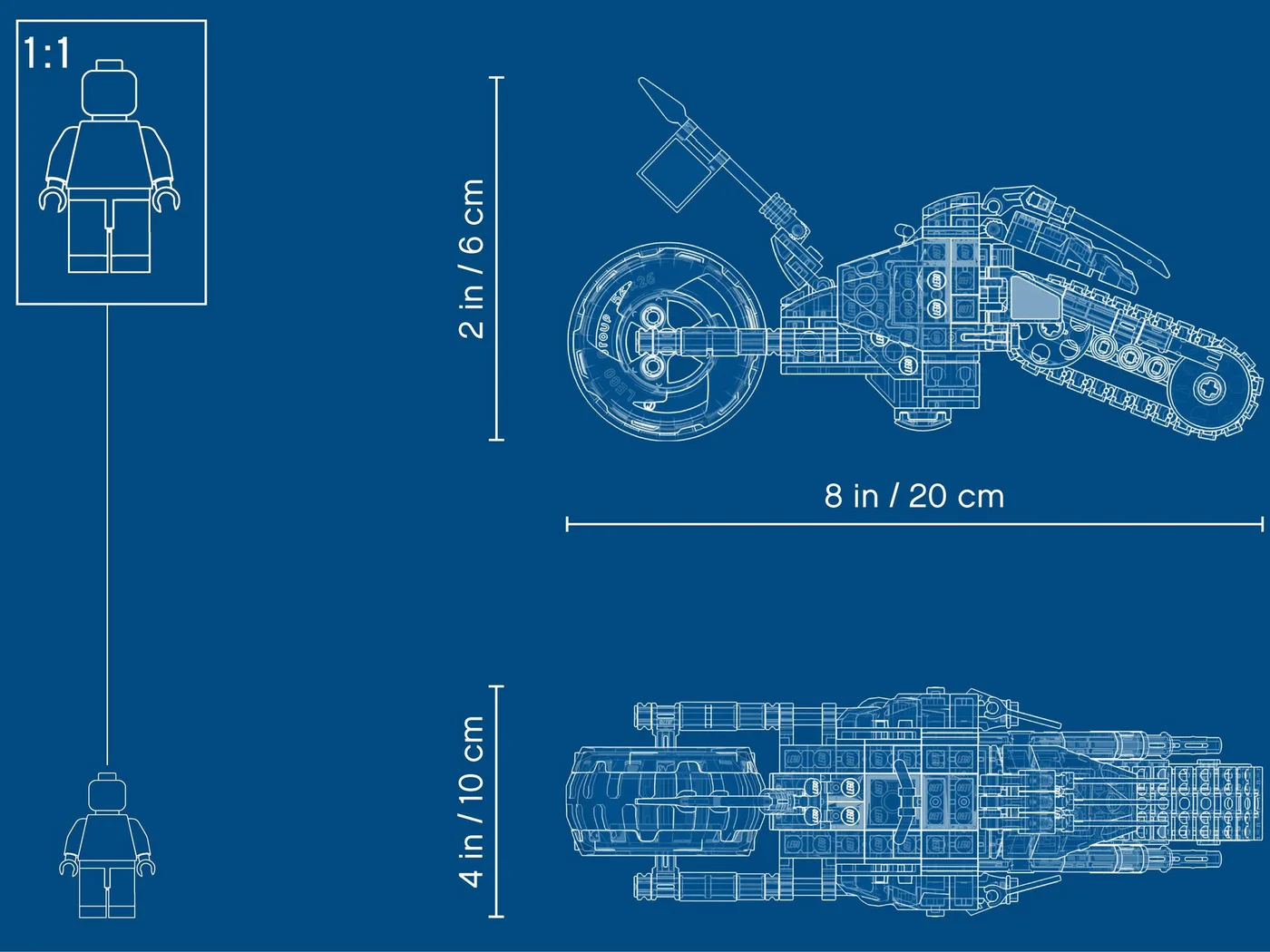 LEGO® Ninjago 70672 La moto da cross di Cole - vue 8