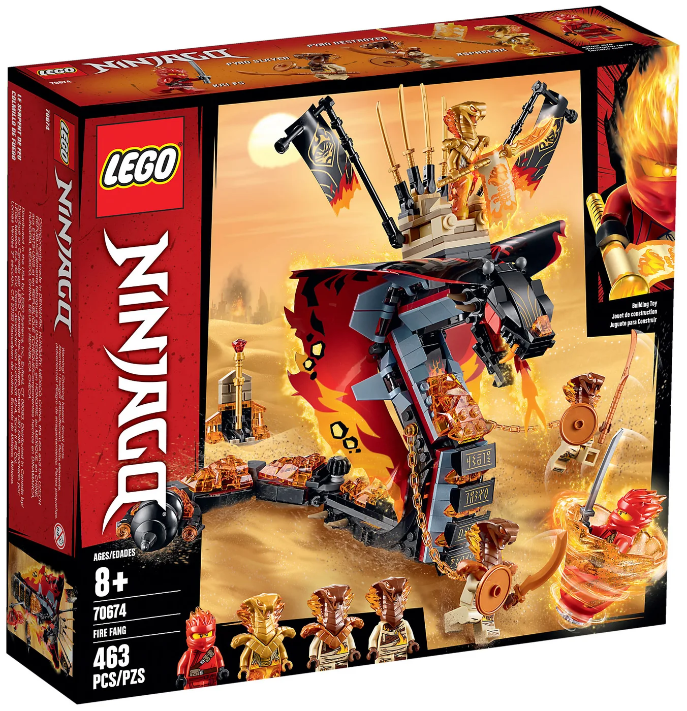 LEGO® Ninjago 70674 Zanna di Fuoco - vue 2