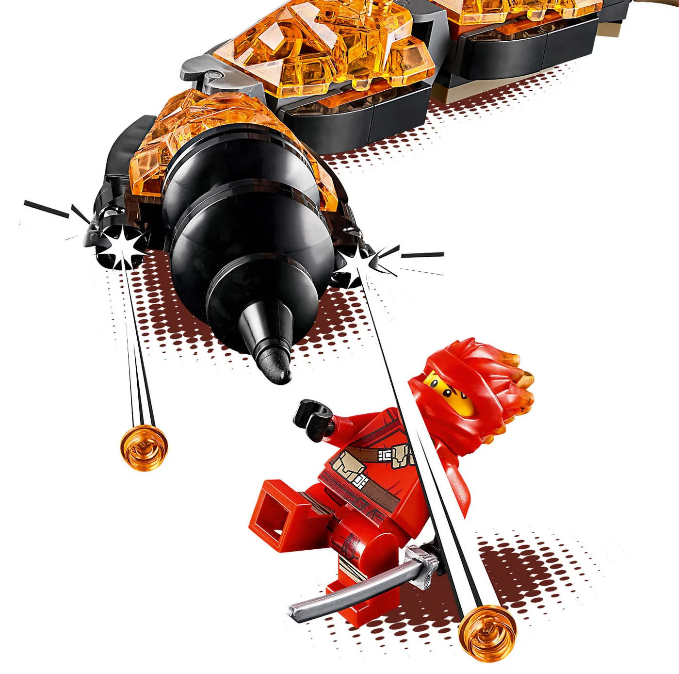 LEGO® Ninjago 70674 Zanna di Fuoco - vue 4