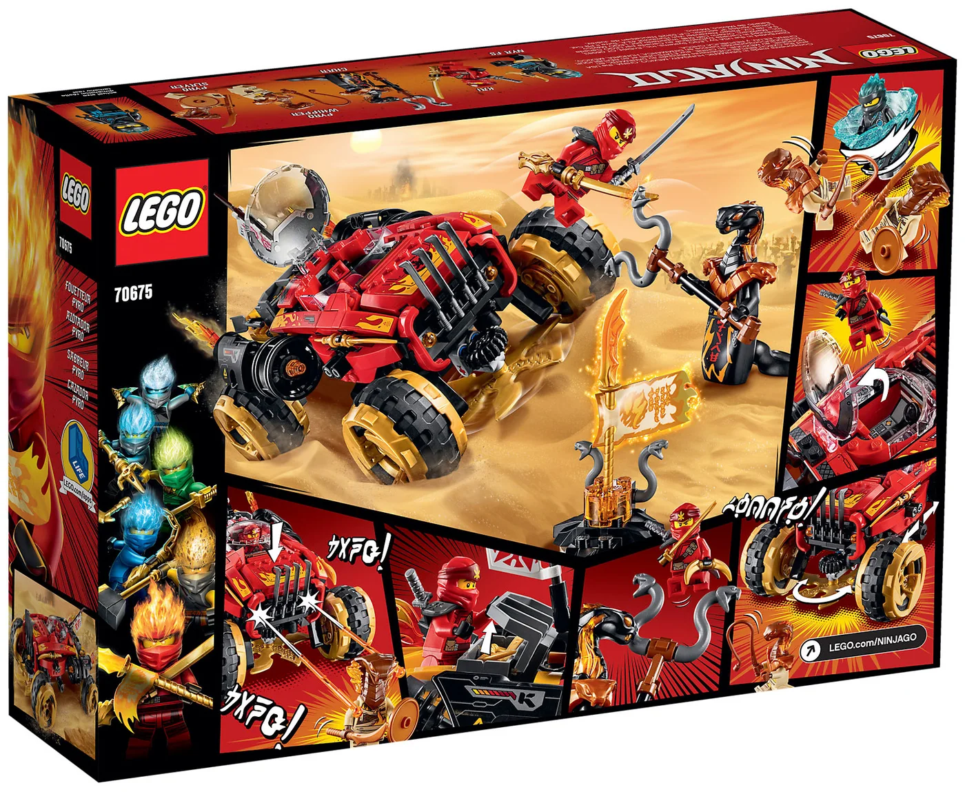 LEGO® Ninjago 70675 Katana 4×4 - vue 3