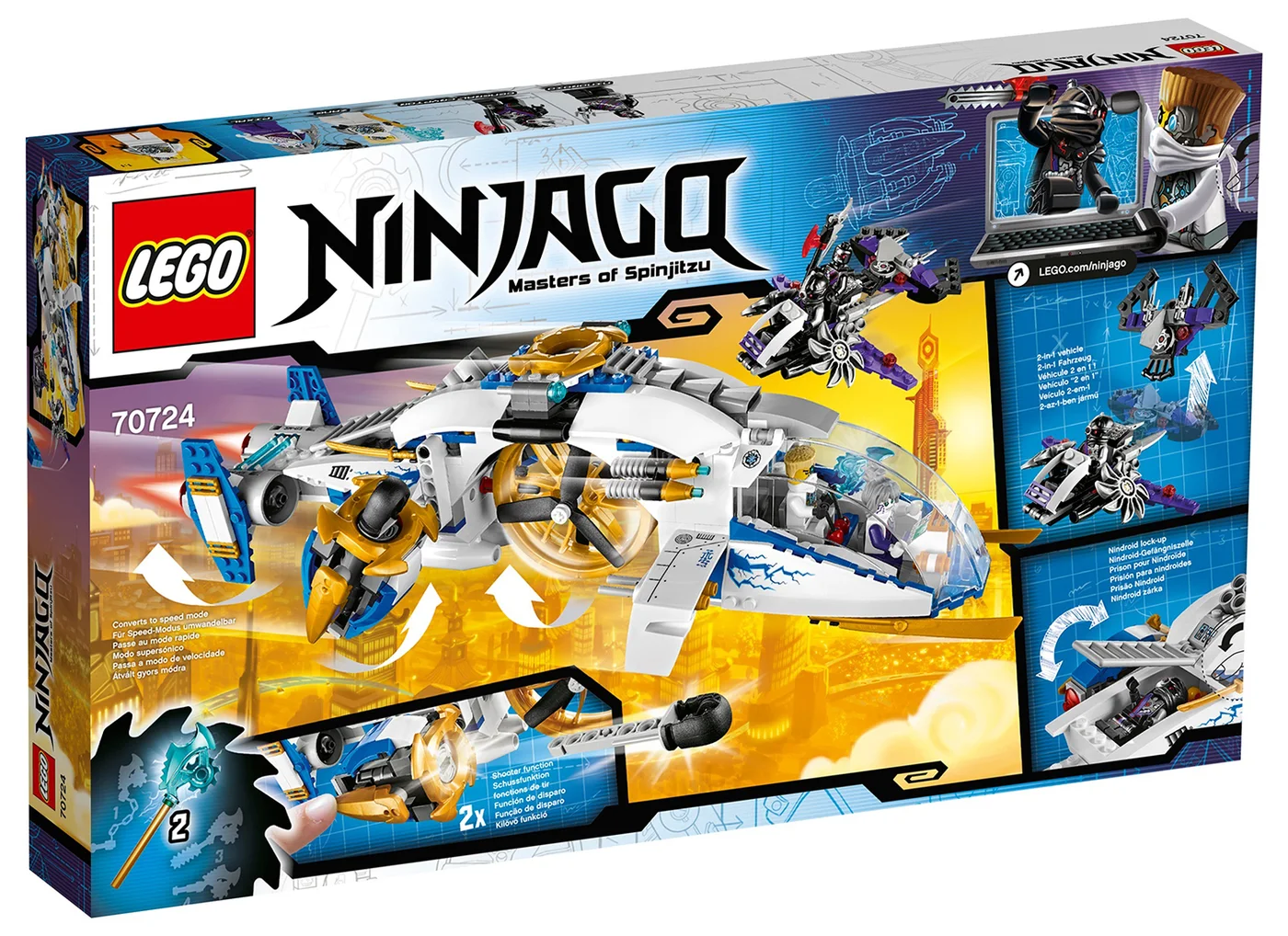 LEGO® Ninjago 70724 NinjaCopter - vue 2