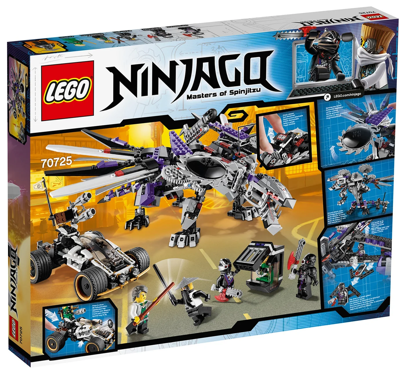 LEGO® Ninjago 70725 Dragone Nindroid - vue 10
