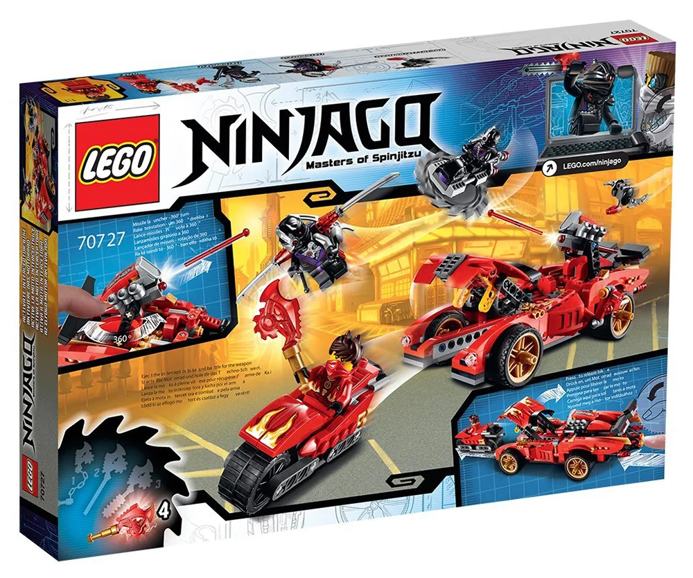 LEGO® Ninjago 70727 Ninja Super-bolide X-1 - vue 2