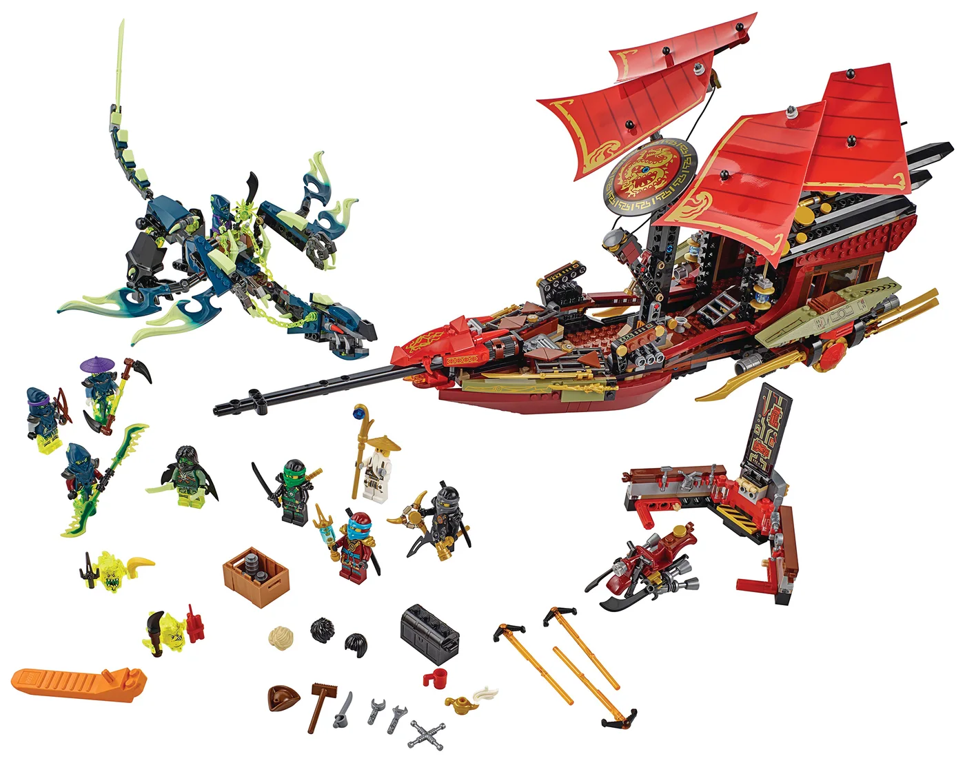 LEGO® Ninjago 70738 Il volo finale del Vascello del Destino - vue 3