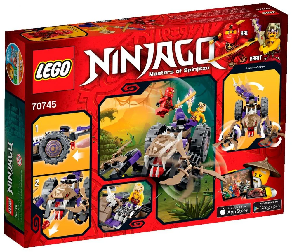 LEGO® Ninjago 70745 La serpe-moto Anacondrai - vue 2