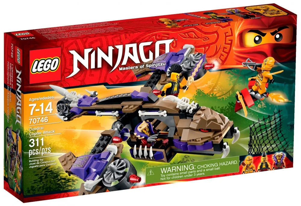 LEGO® Ninjago 70746 L’attacco del Condrai Copter - vue 2