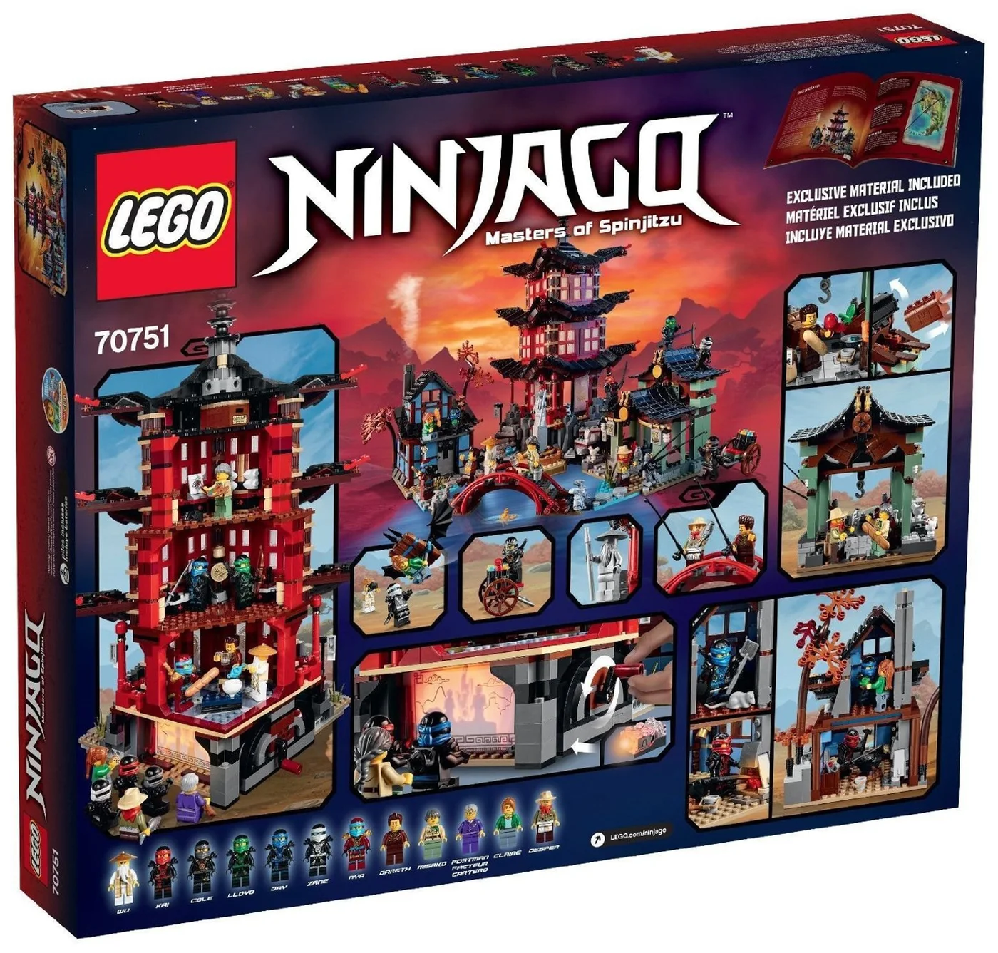 LEGO® Ninjago 70751 Il Tempio di Airjitzu - vue 2