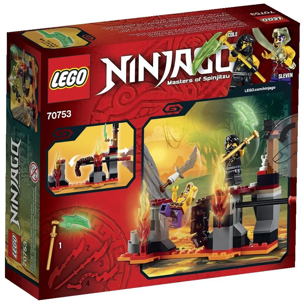 LEGO® Ninjago 70753 Cascate di lava - vue 2