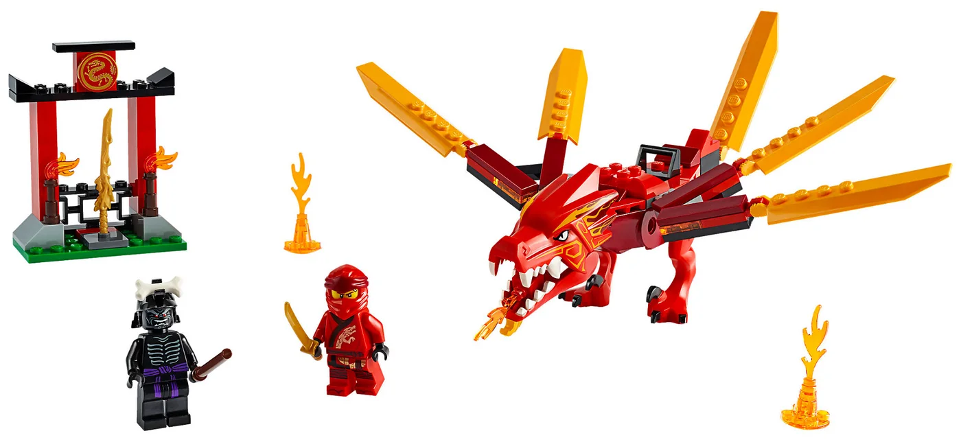 LEGO® Ninjago 71701 Dragone del fuoco di Kai - vue 3