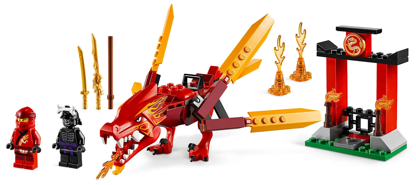 LEGO® Ninjago 71701 Dragone del fuoco di Kai - vue 4