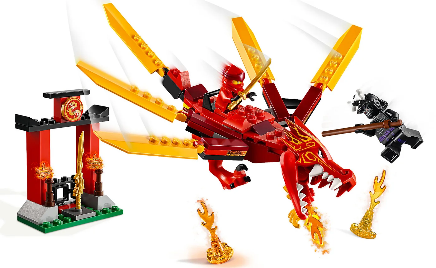 LEGO® Ninjago 71701 Dragone del fuoco di Kai - vue 5