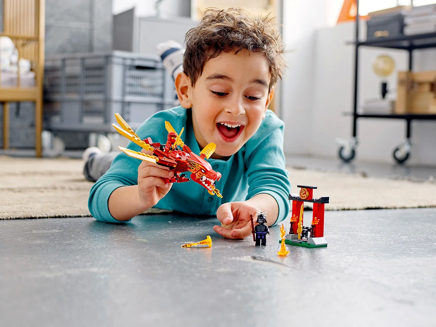 LEGO® Ninjago 71701 Dragone del fuoco di Kai - vue 6