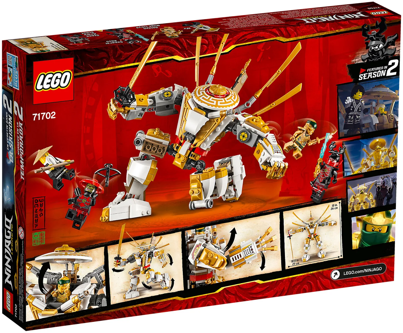 LEGO® Ninjago 71702 Mech Dorato - vue 2