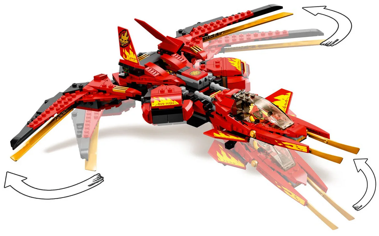 LEGO® Ninjago 71704 Fighter di Kai - vue 8